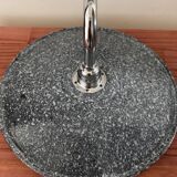Wall light in gray enameled sheet metal