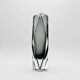 XXL Murano Sommerso Vase Alessandro Mandruzzato 27cm Grey Smoke