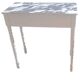 Current dressing table console in white painted wood with one drawer