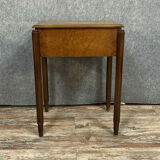 Art Deco period worker in amboine and mahogany magnifying glass