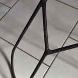Vintage metal and wood coat rack