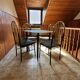 Vintage brass and black wood dining set, 1970s, set of 5
