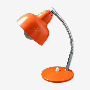 70s desk lamp orange