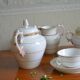 Fine porcelain tea set