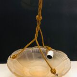 Art Deco glass hanging basin