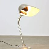 Weathered Italian Table Lamp in Chrome, 1940s