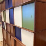 Large modular bookcase designed in the 1950s.