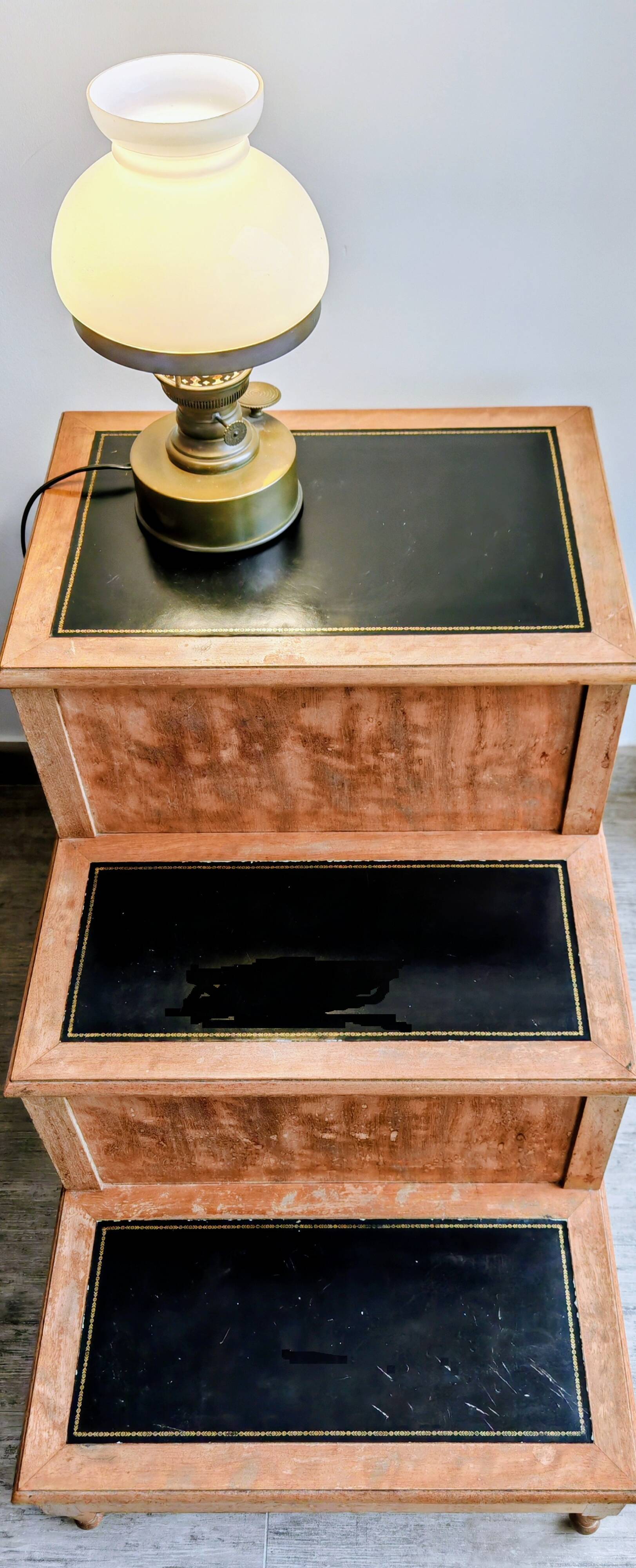 Pair of antique bedside tables – Napoleon III style