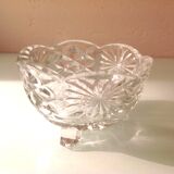 Vide poche en verre taillé / vintage années 60-70