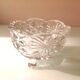 Cut glass pocket empty / vintage 60s-70s