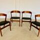 Danish vintage dining chairs by Kai Kristiansen for Schou Andersens MøbelFabrik