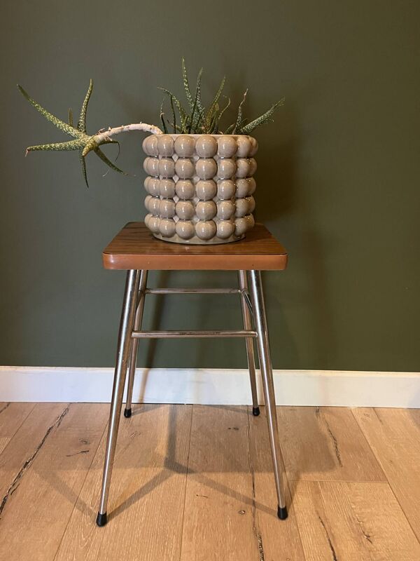 Tabouret Formica hêtre