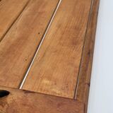 Wooden tray with ram horn handles
