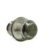 AAB Salt Shaker Art Deco, Silver Plated Brass, Belgium, 1930s