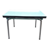 Formica and chrome-plated metal table