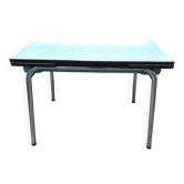 Formica and chrome-plated metal table