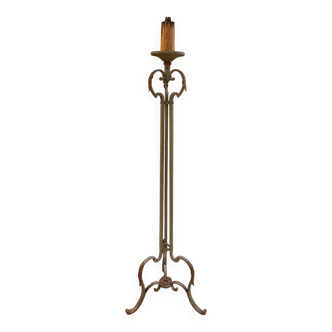 Wrought iron floor lamp