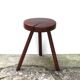 Wabi sabi wooden tripod stool, 1970s