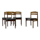 4 chaises Danoise en palissandre de Rio