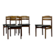 4 Danish chairs in Rio rosewood