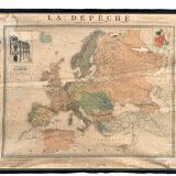 Map poster La Dépêche