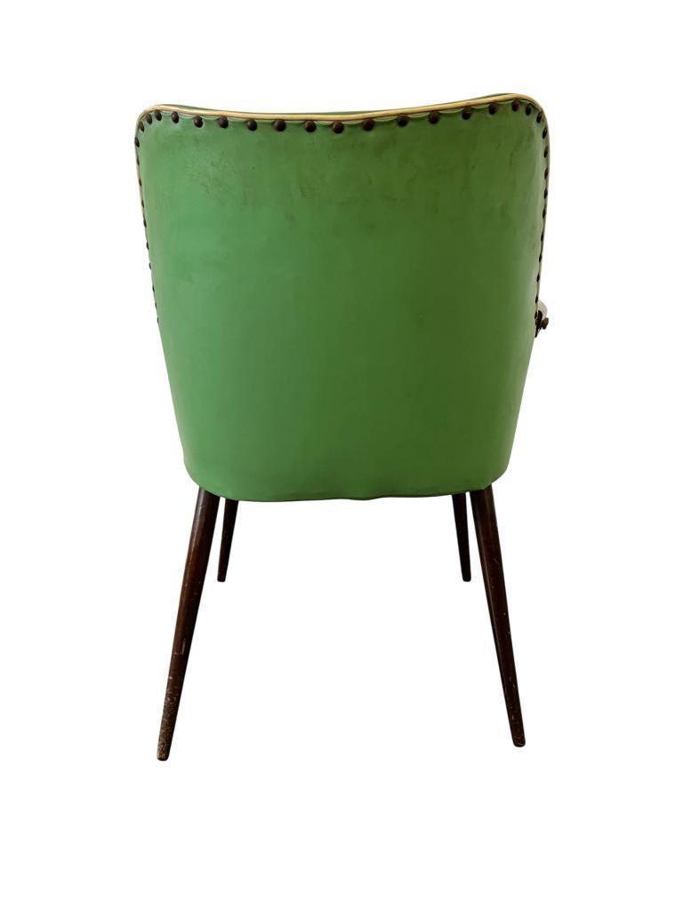 Vintage green rockabilly chair