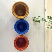 French 1950s ceramic vinaigrette set, Pol Chambost style
