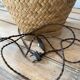 Vintage balinese basket lamp