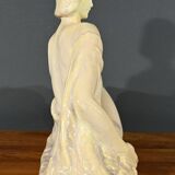 Sculpture “Young woman among flowers”, Odyv, Manufacture Berlot-Mussier, Art Deco