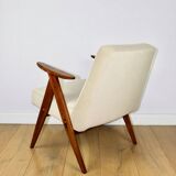 Chierowski 366 armchair, 1970s, beige, dark oak