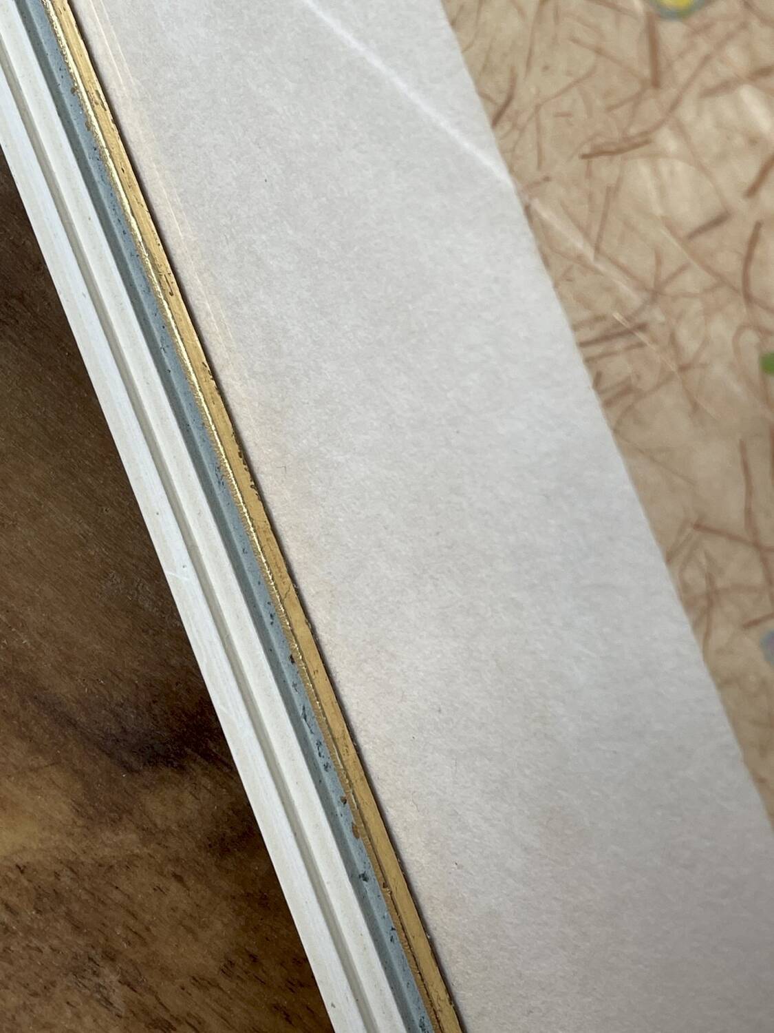 Painting on Japanese paper, herbarium style, 20 cm x 37 cm