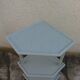 Bamboo shelf sublimated in grey-green.