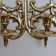 Swedish wall sconce in brass, mid-20th century.