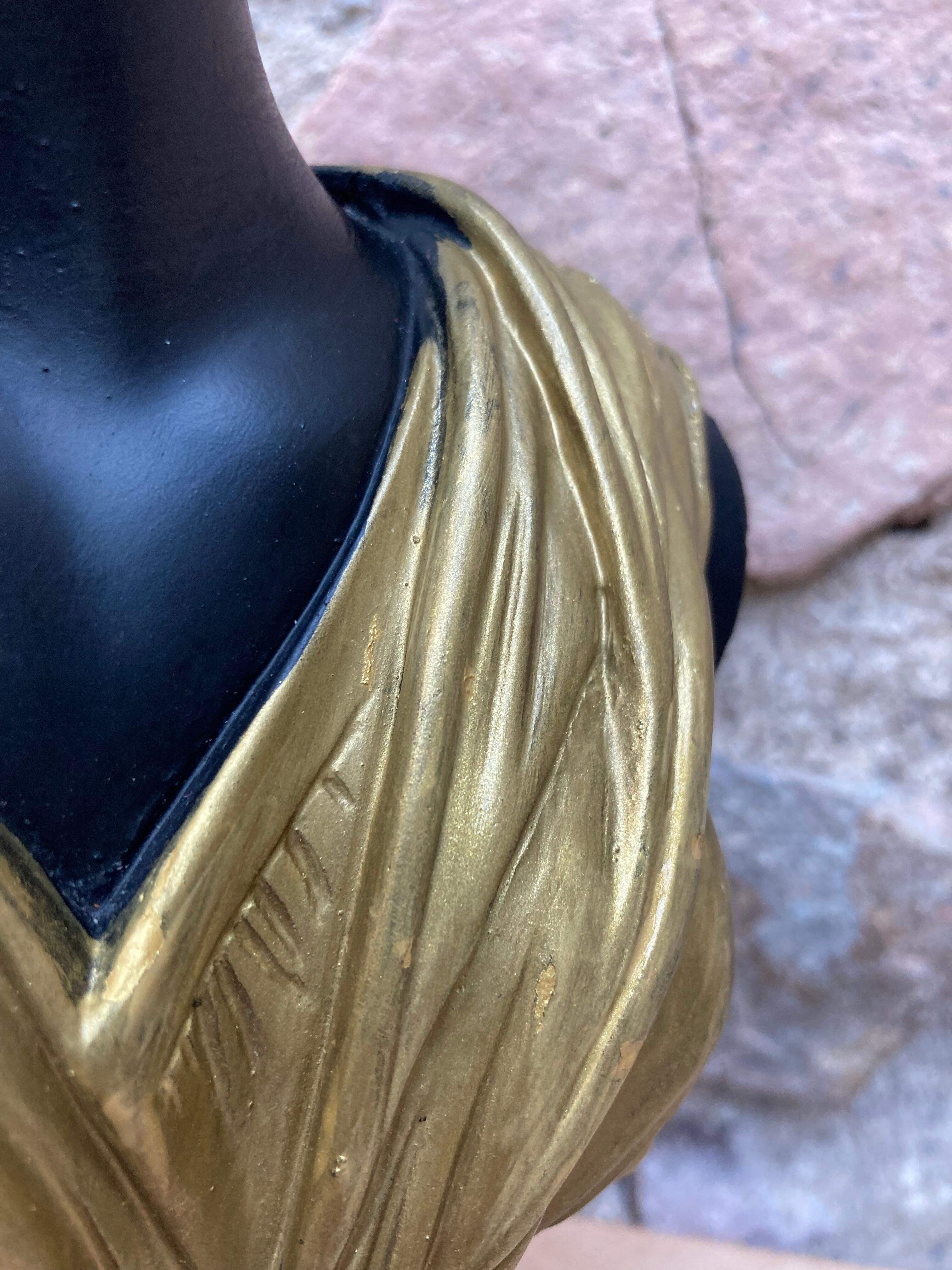 Black and gold Artemis bust