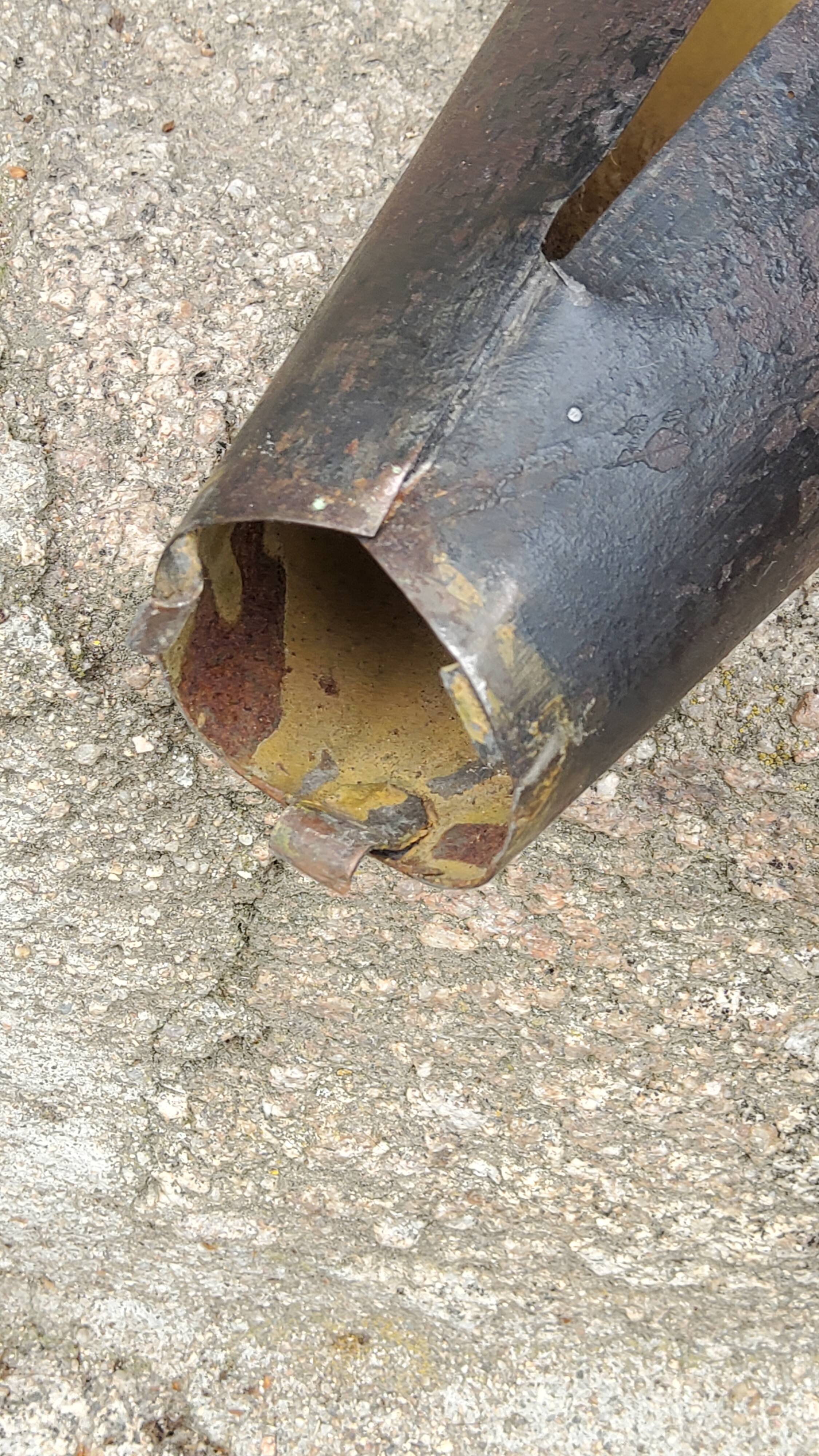 Pair of vintage 50s copper and metal wall lights