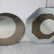 Pair of "kinetic" mirrors, France, circa 1970