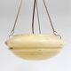 Art Deco bowl lamp with marble pattern from the 1930s