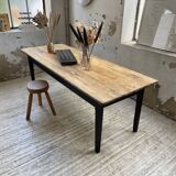 2m pine and oak farmhouse table