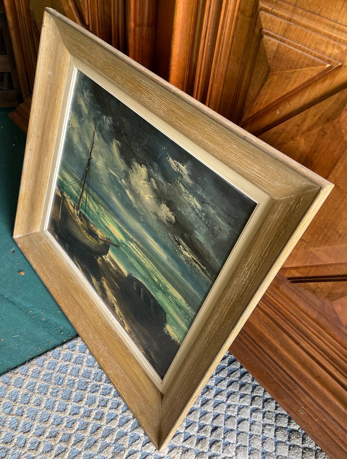 Oil painting on canvas Marine