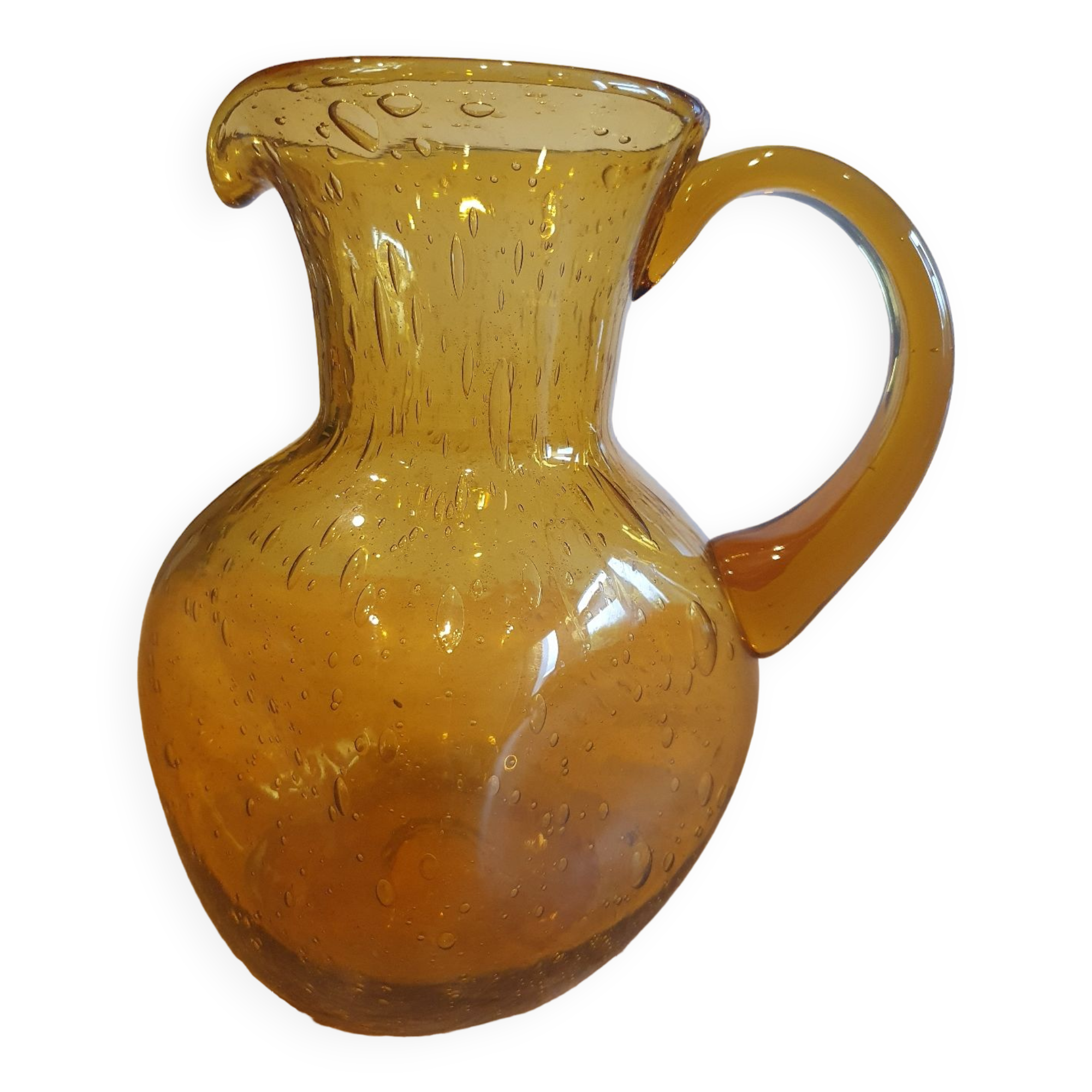 La Rochere bubbled glass carafe