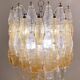 Mid-Century Murano Glass Chandelier "Polyhedr" by Carlo Scarpa for Venini, Italy, 1960s