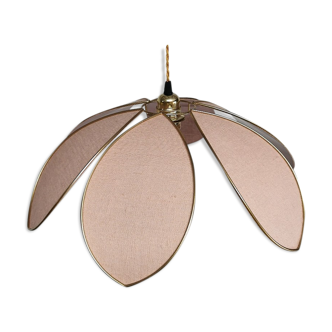 Hanging lampe fleur lin