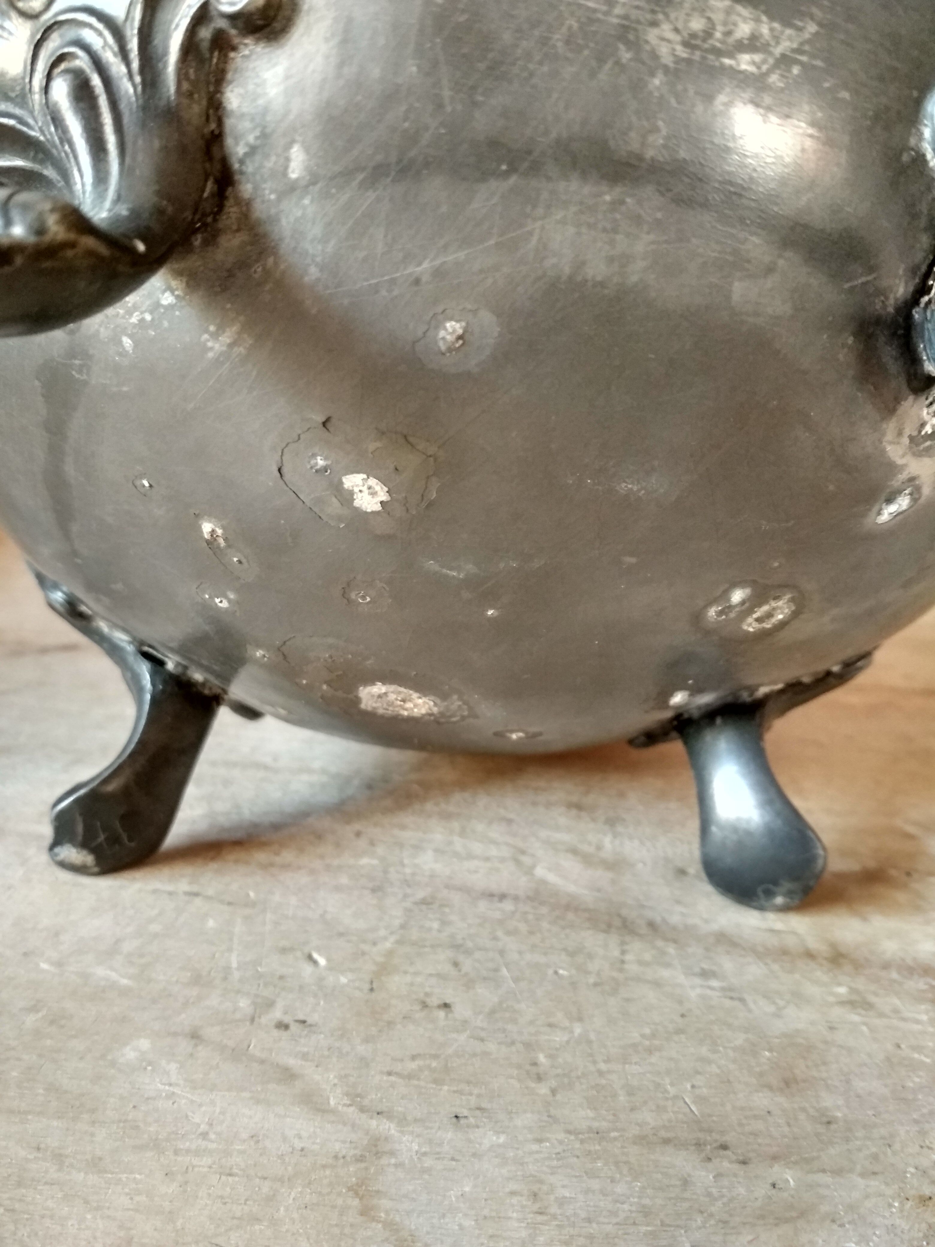 Pewter teapot