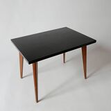 Vintage coffee table design 1960 1970 in wood and formica 60s 70s