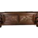 Large solid oak sideboard by André Le Picard 1950