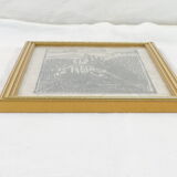 Lithograph print signed Herte landscape view 90/250