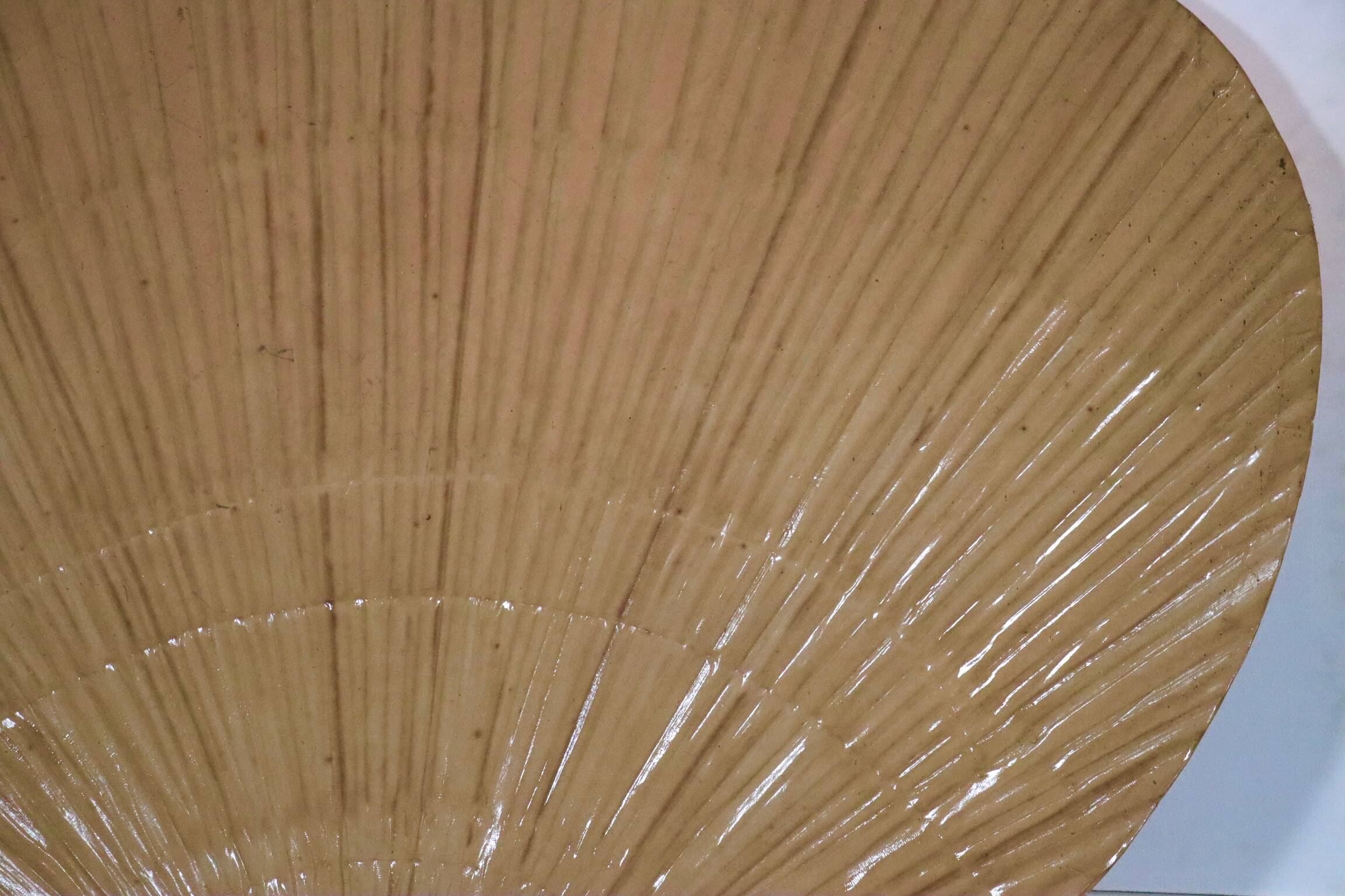 Large Uchiwa Floor lamp by Ingo Maurer for M Design , Germany 1977