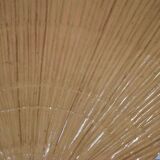 Large Uchiwa Floor lamp by Ingo Maurer for M Design , Germany 1977