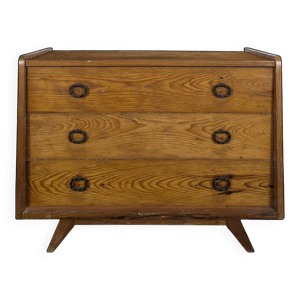Commode en pin piètement
