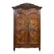 19th-century Rennes wardrobe in cherry wood signed Louis Boutin